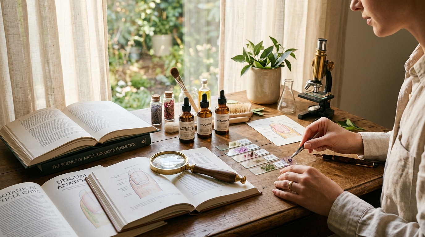 Cena científica de biologia e química das unhas no blog da Muy Biela